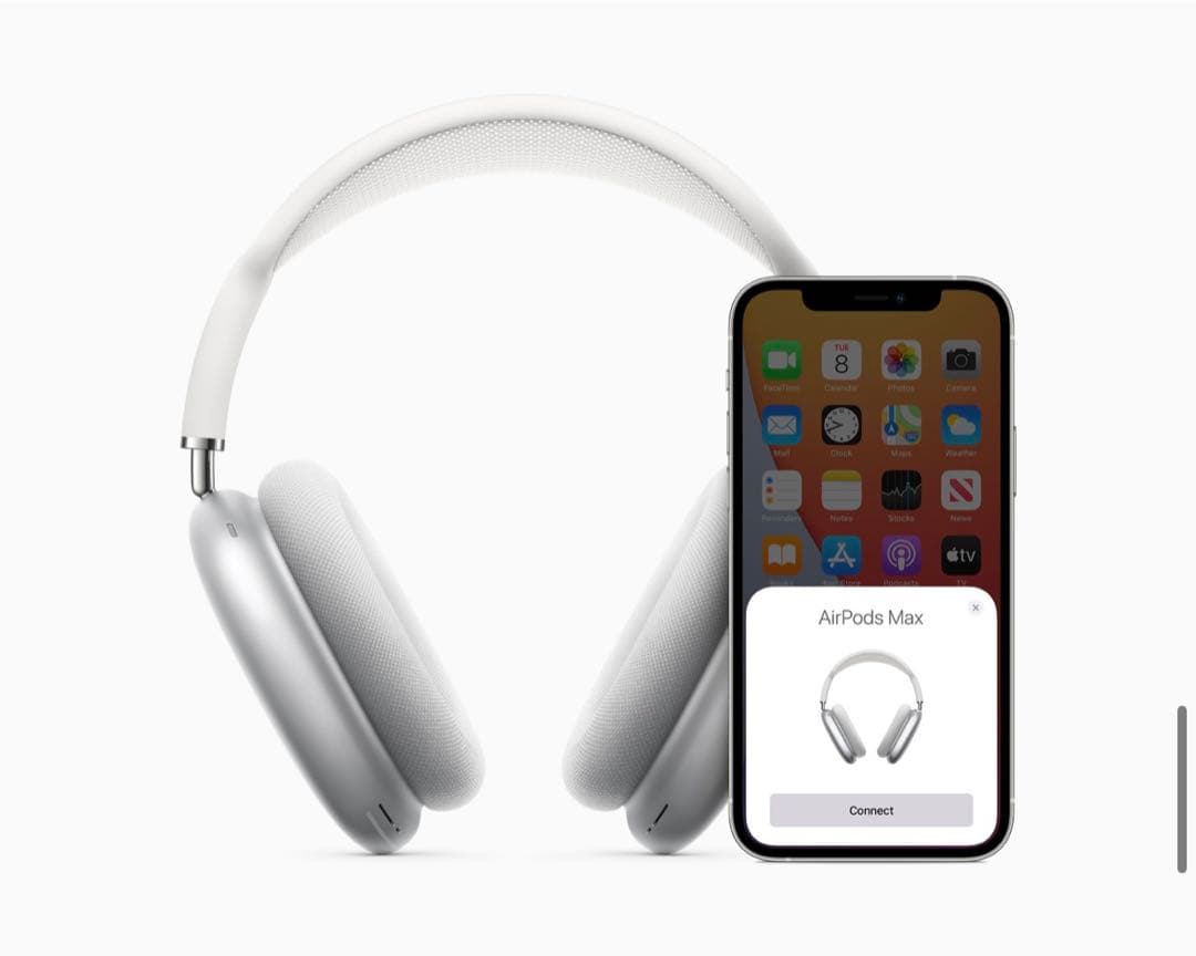 AirPods Max シルバー 本体/充電器/箱あり