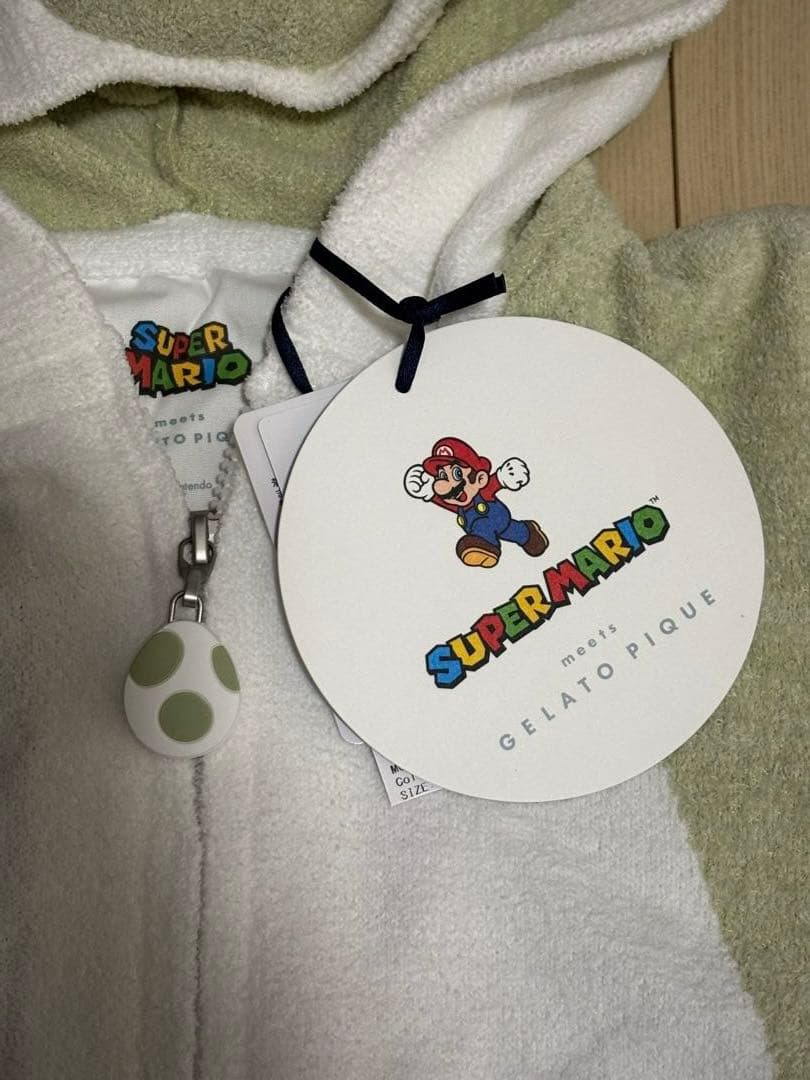 【新品未使用】ジェラートピケ スーパーマリオ ヨッシー ロンパース 70〜80