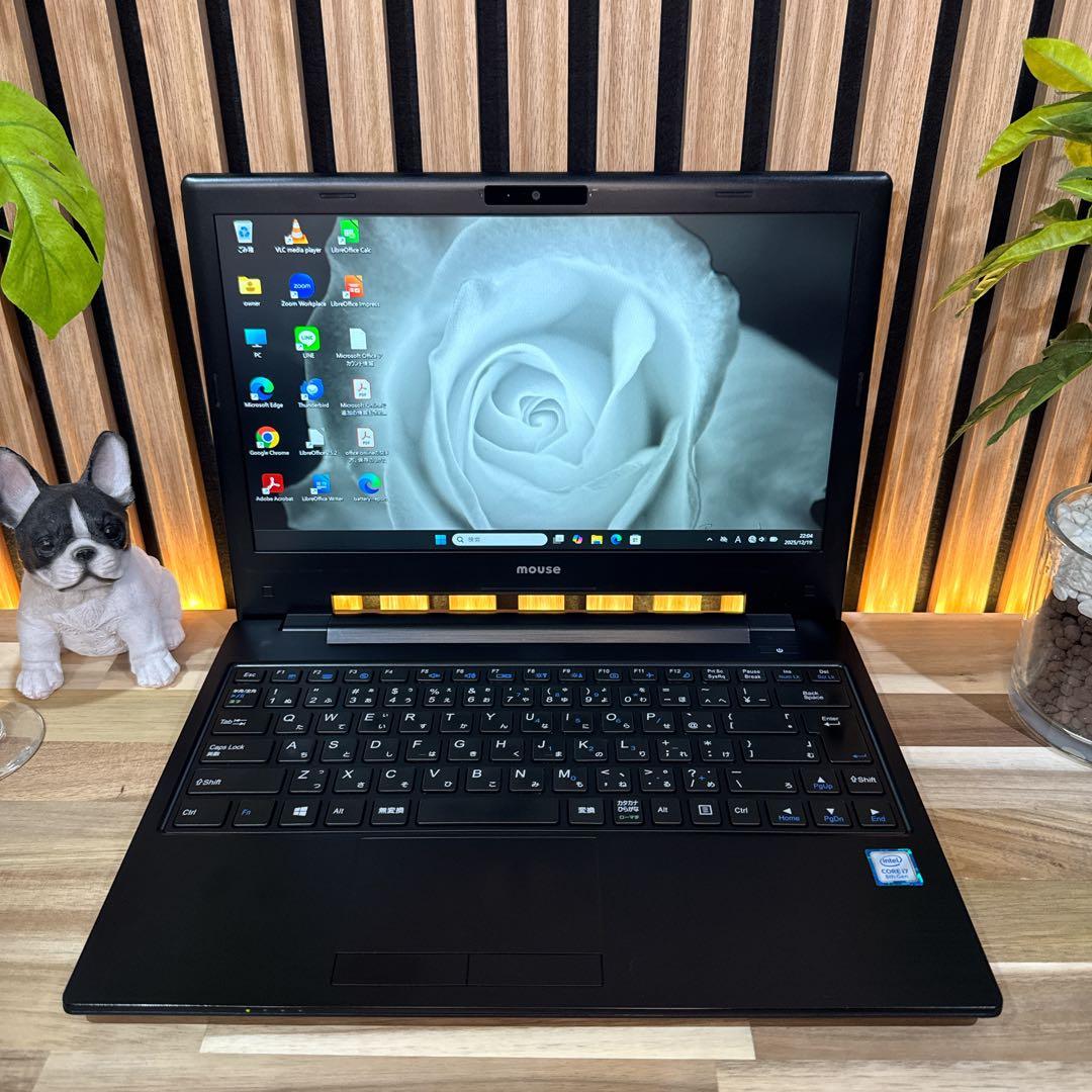 準美品‼️Mouse☘️最高峰i7☘SSD512GB☘️フルHD☘ノートパソコン