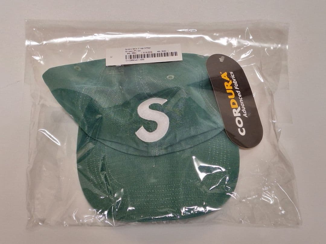 新品　Supreme　Cordura　S Logo　6-Panel　\"Green