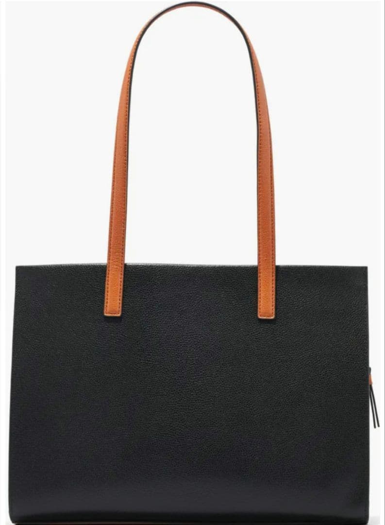 MARC JACOBS ブラック/ホワイトPCケース内蔵 ビジネスバッグ