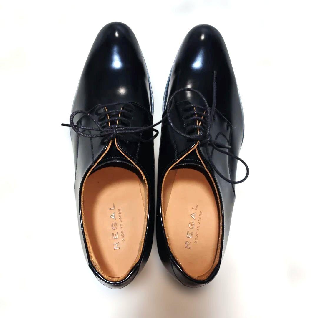 REGAL 810R 26 1/2 ブラック B品 外羽根 プレーントゥ 日本製