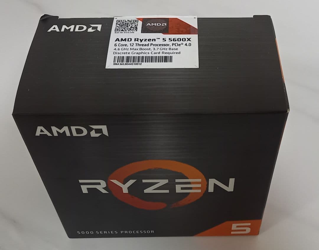 AMD Ryzen 5 5600X、MSI B550 GAMING PLUS