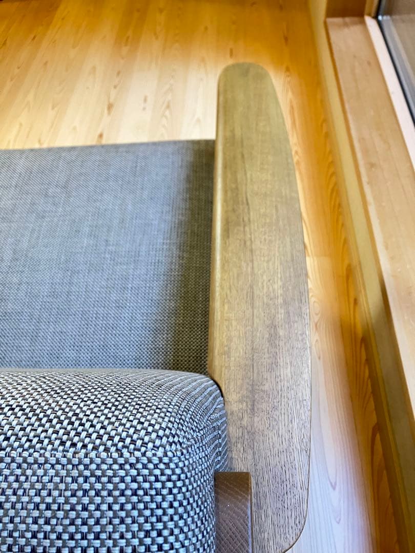 カリモク　ソファ　チターノ　2シーター　無印　北欧　木製　ウニコ　参考価格14万