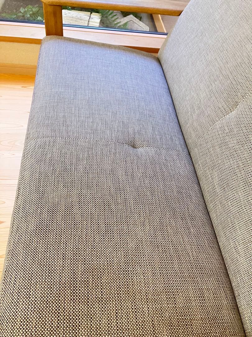 カリモク　ソファ　チターノ　2シーター　無印　北欧　木製　ウニコ　参考価格14万