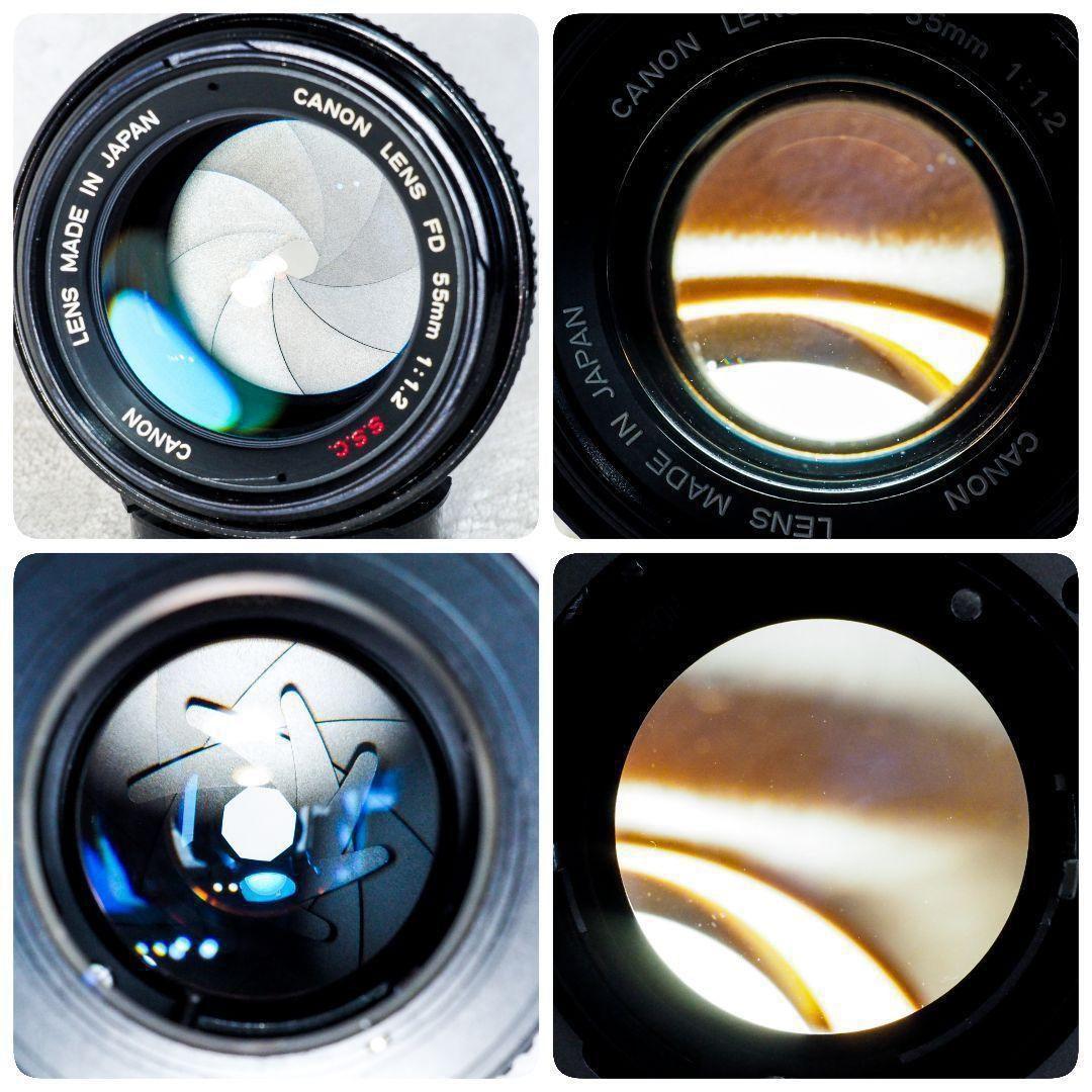 試写有 光学 美品 Canon キヤノン FD 55mm f1.2 S.S.C