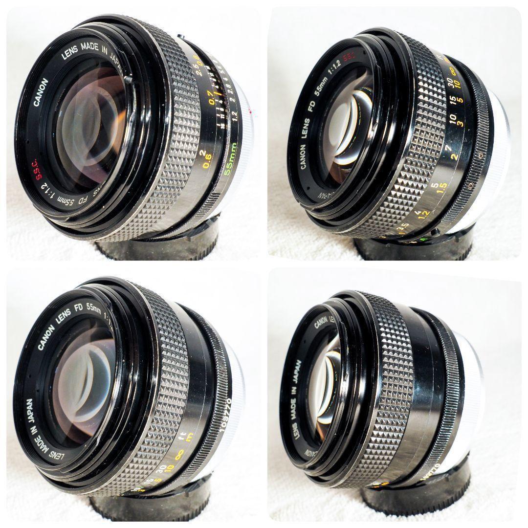 試写有 光学 美品 Canon キヤノン FD 55mm f1.2 S.S.C