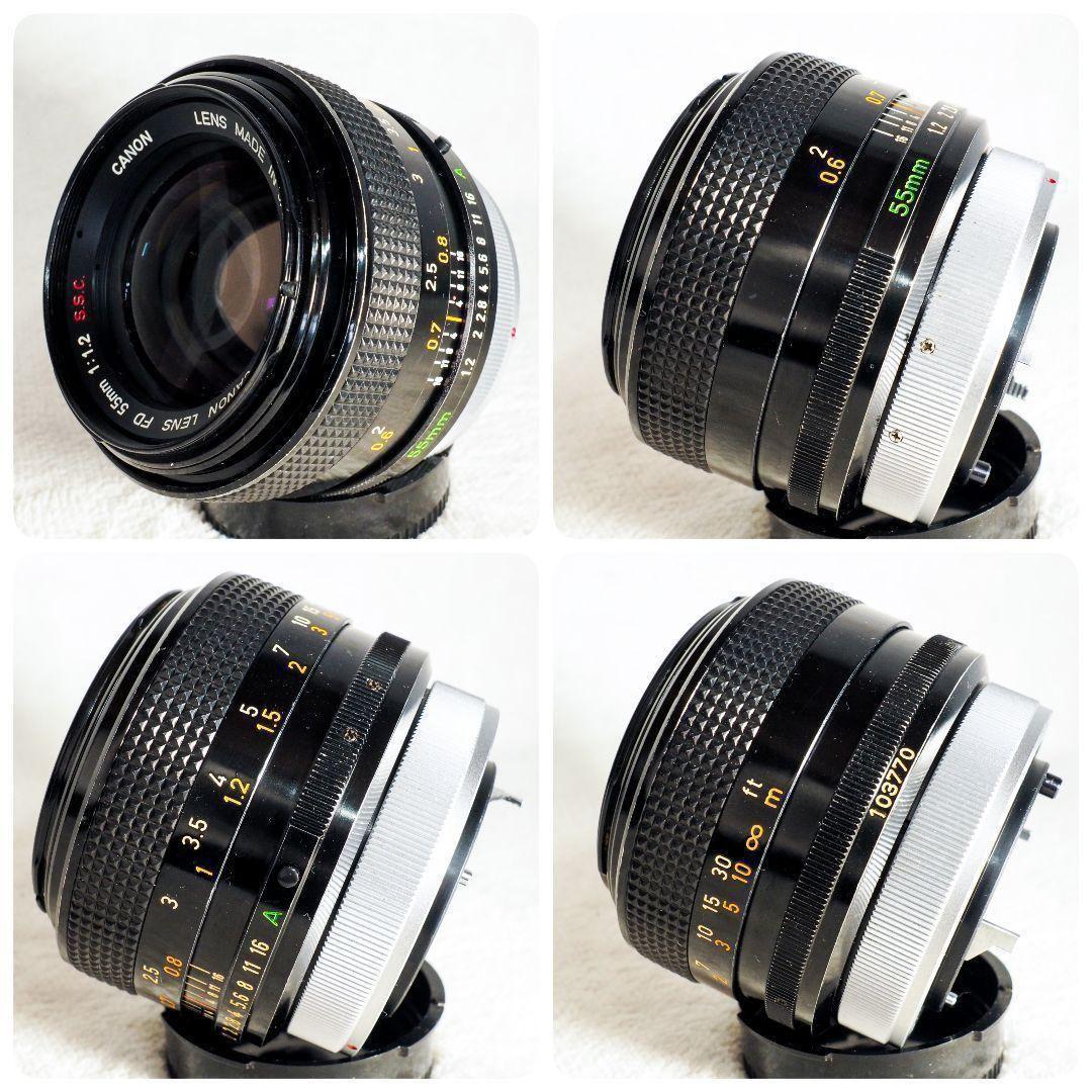 試写有 光学 美品 Canon キヤノン FD 55mm f1.2 S.S.C