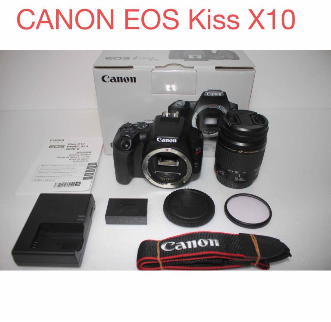 保証付き☆デジタル一眼レフカメラ☆canon kiss x10 標準レンズセット