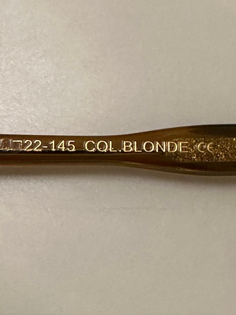 Yama10　MOSCOT クリアブラウン ラウンドサングラス