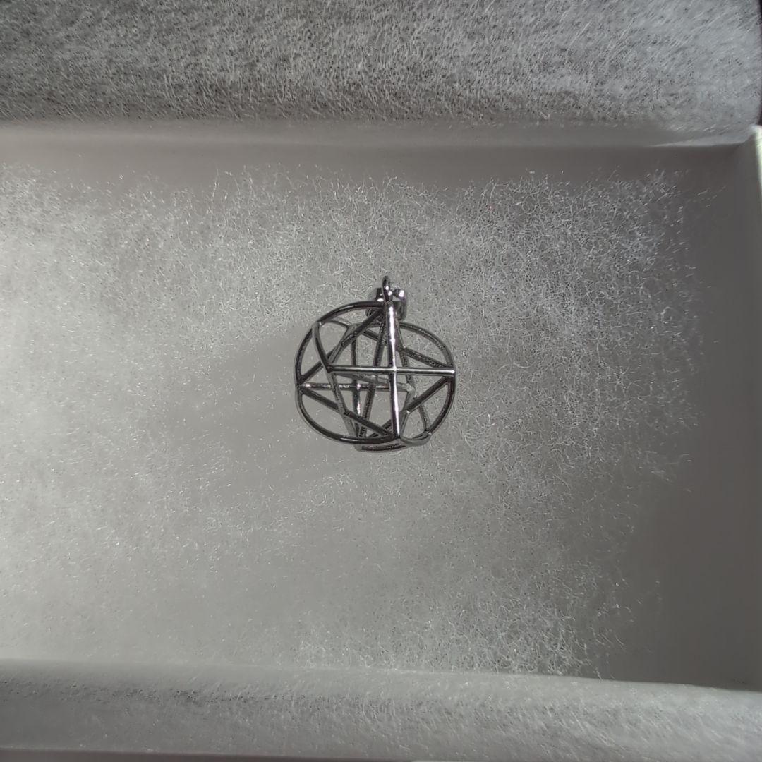 ミスマルノタマ　ネックレス　トップ　本革紐　①