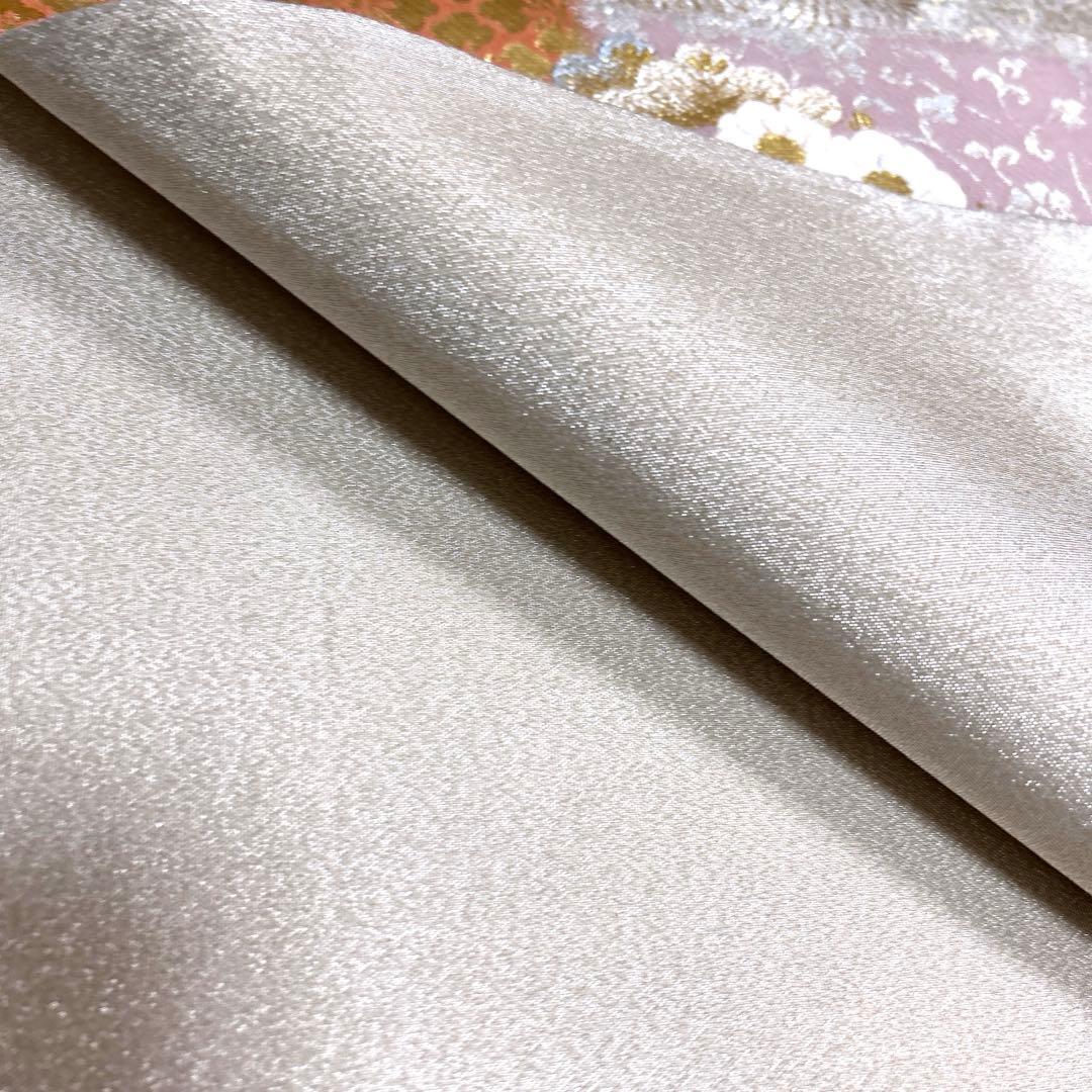専用ページ　正絹　袋帯《引箔綴　花紋様》