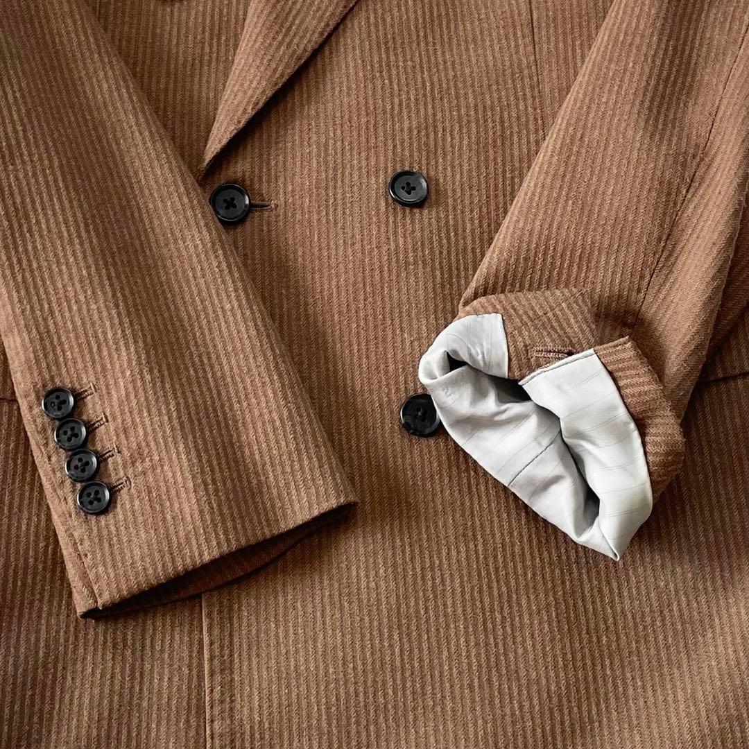 【極美品】スーツセレクト マルゾット ダブル セットアップ ブラウン Mサイズ