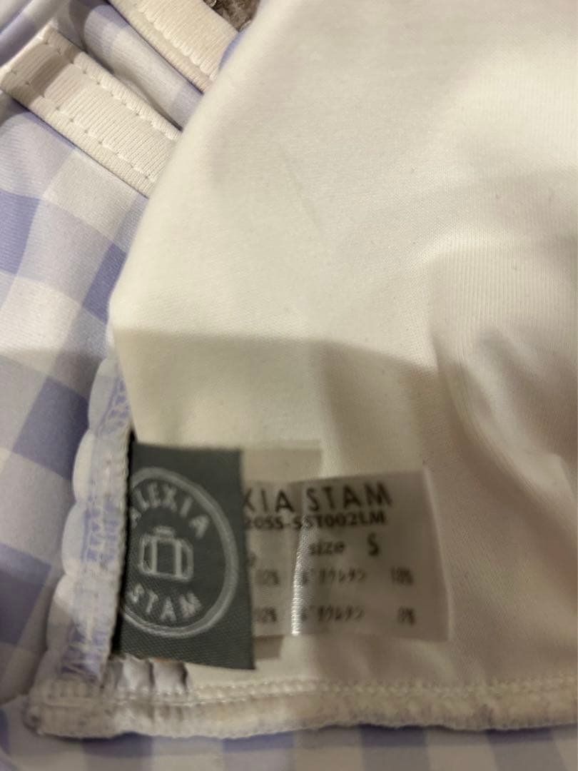 alexiastam ギンガムチェック ビキニ