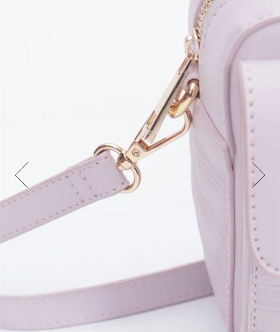 Chalmiere ボンボンショコラ チョコレート柄ショルダーバッグ ピンク