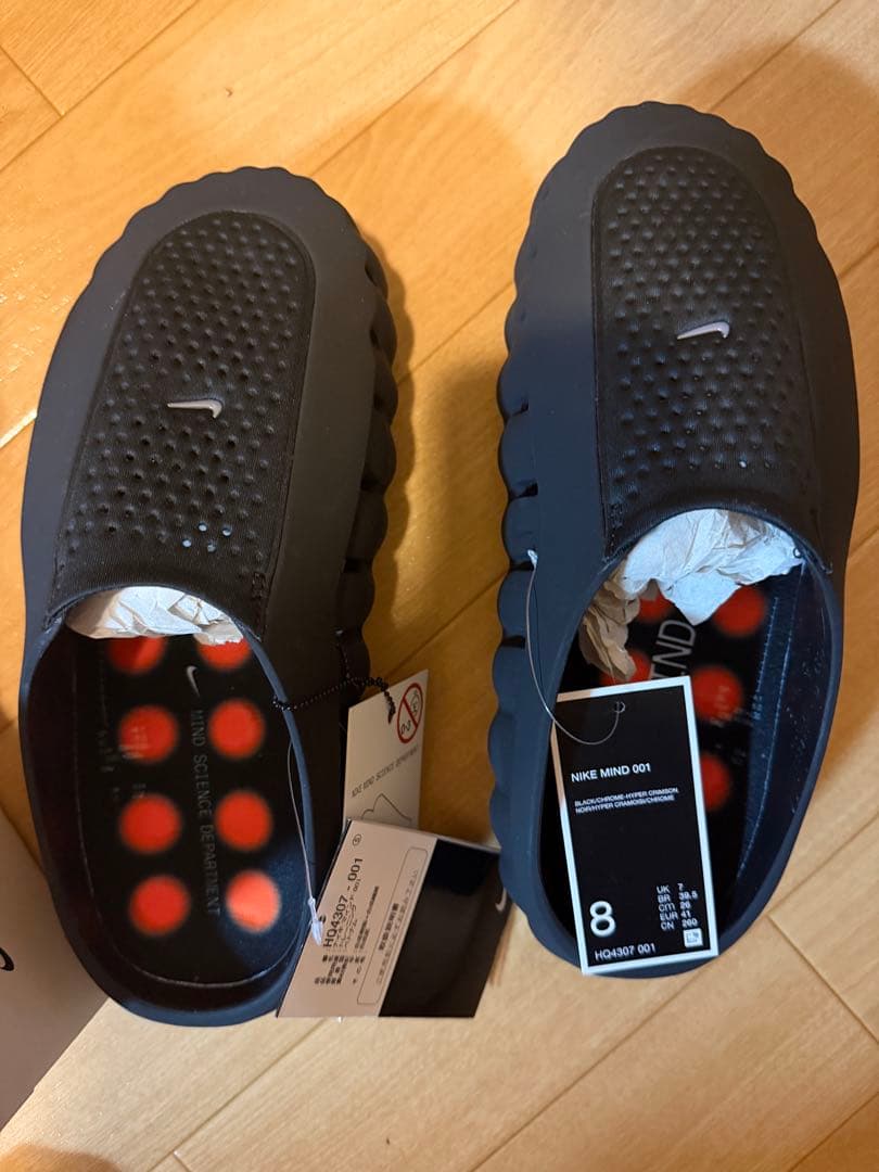 Nike Mind 001 ブラック サンダル サイズ8