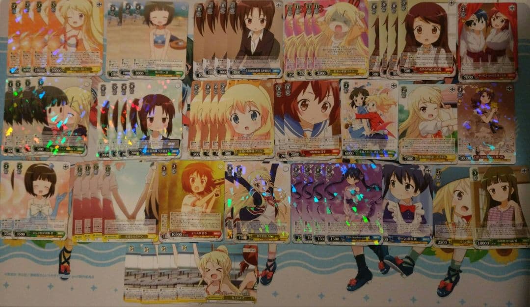 ヴァイスシュヴァルツ　きんいろモザイク　8枝デッキ＋交換用パーツセット