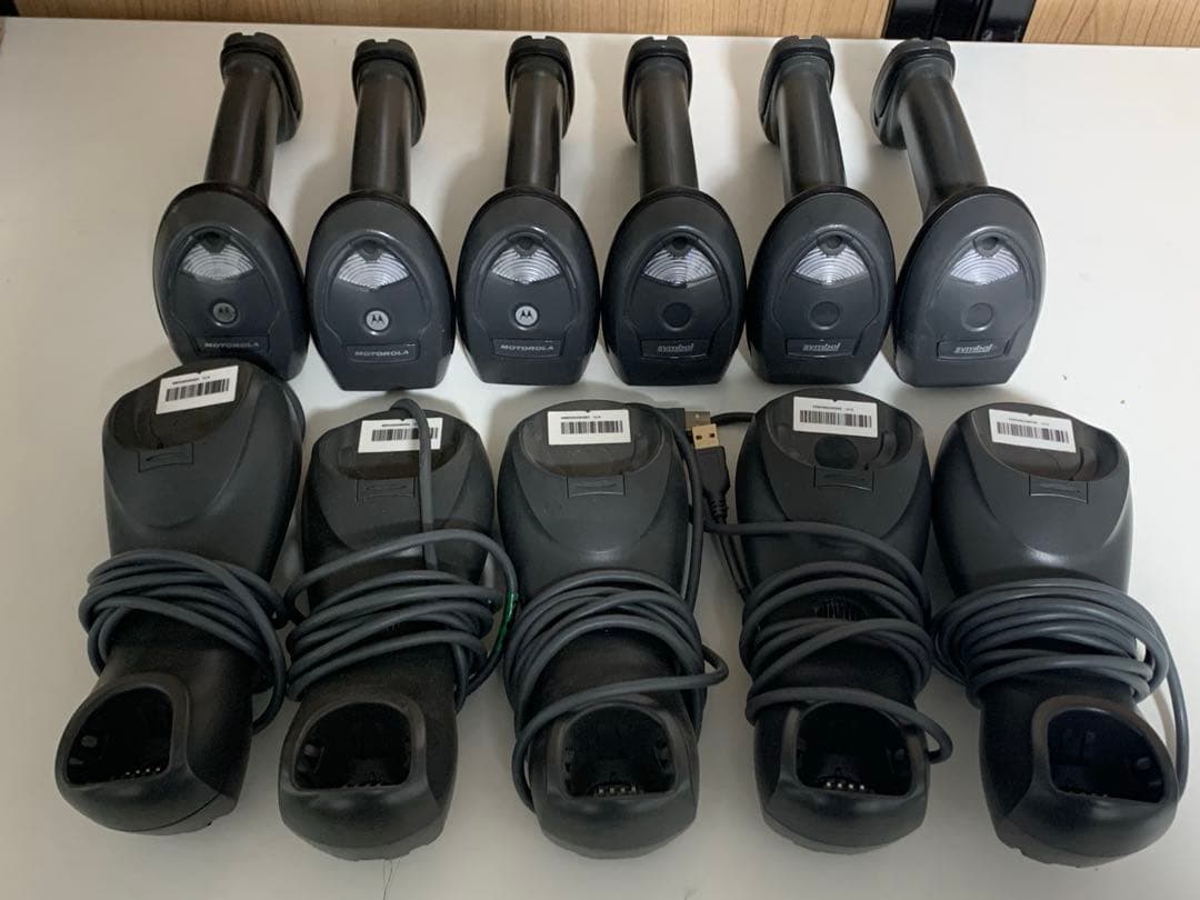 無線バーコードスキャナー Symbol LI4278 本体＋USB台座セット6台