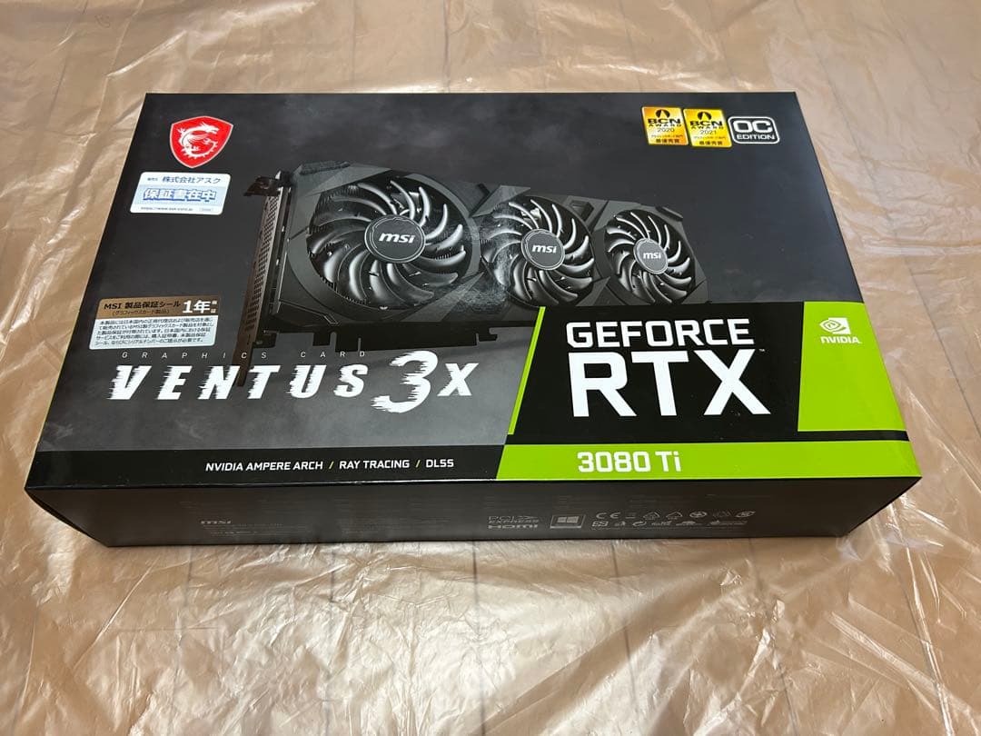 グラフィックボード・グラボ・ビデオカード MSI GeForce RTX 3080 Ti VENTUS 3X 12GB