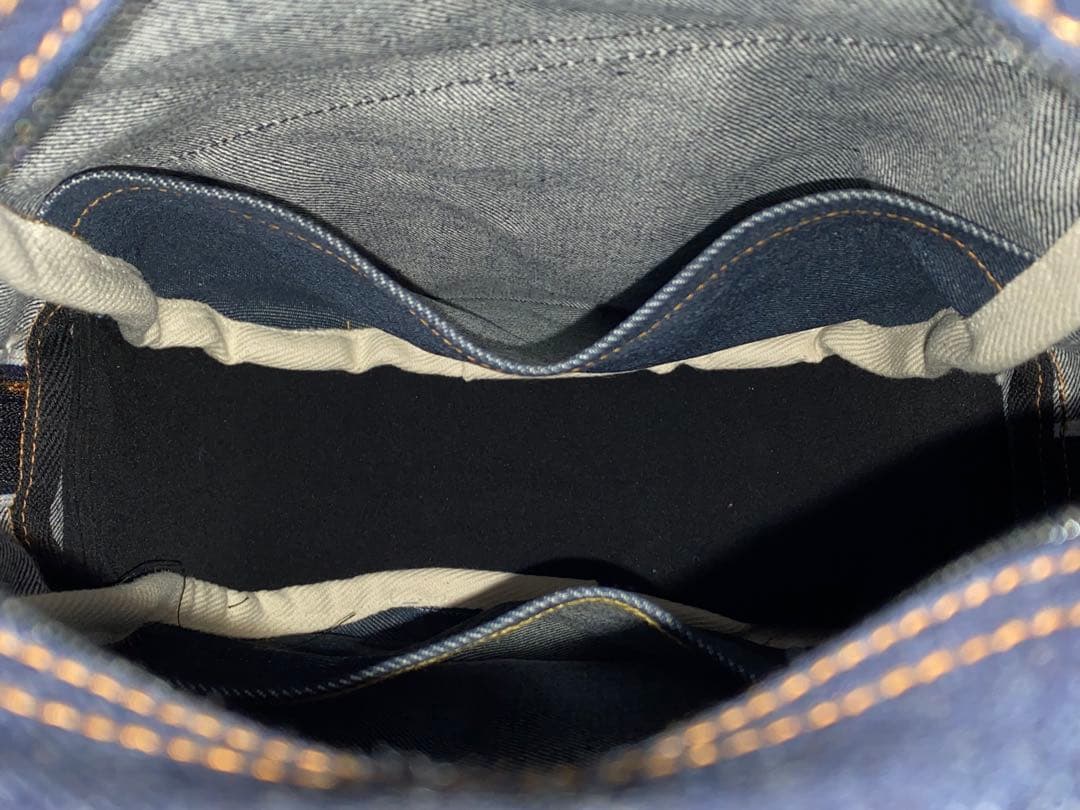 ちこ☆岡山デニム☆bad cat☆☆リュック対応☆ワンショルダーバッグ