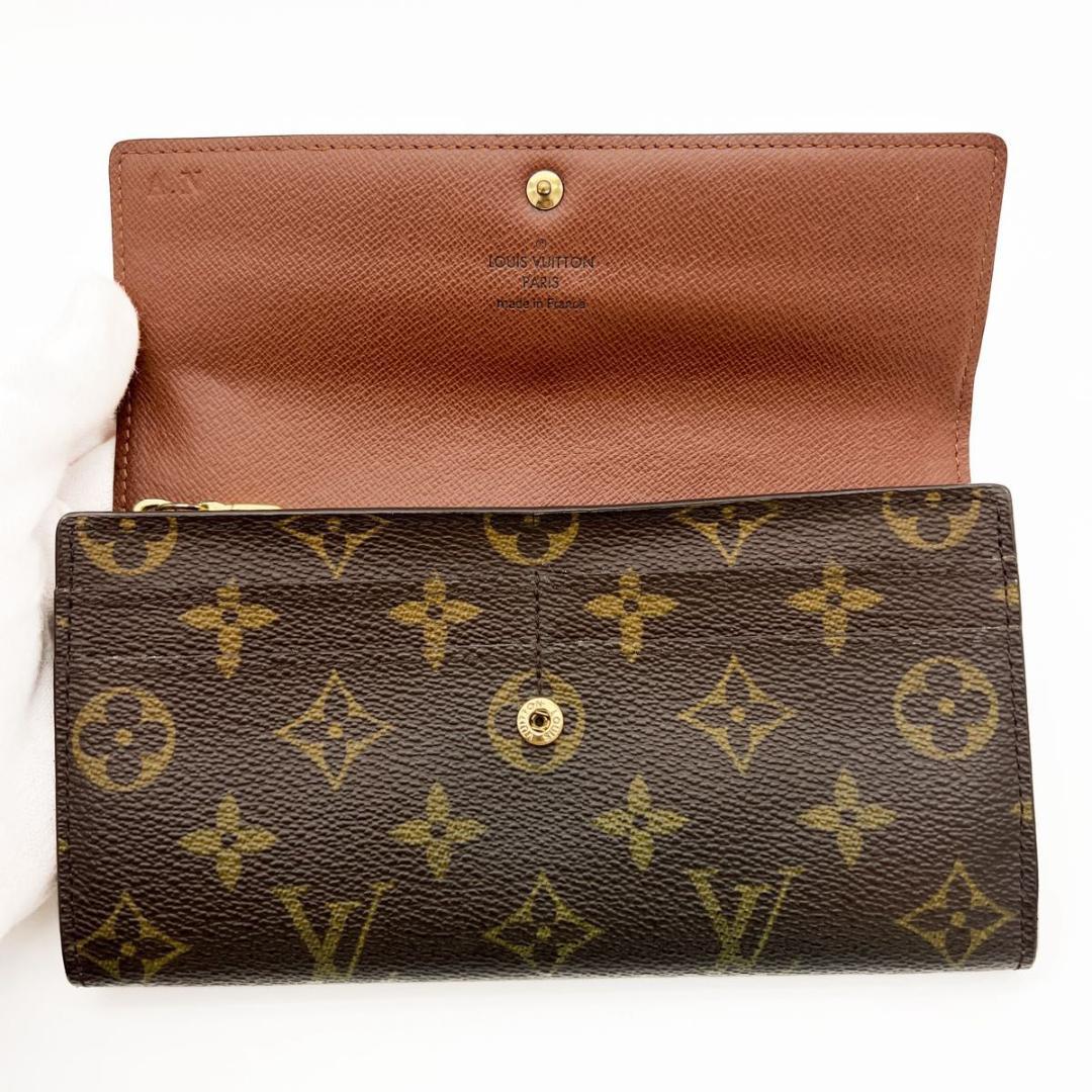【美品】ヴィトン モノグラム ポルトフォイユ サラ 長財布 M61734
