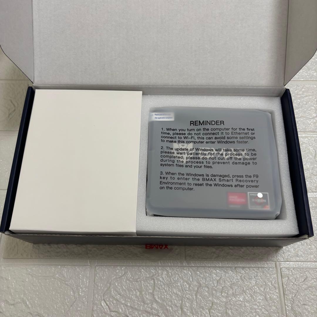 Bmax ミニpc AMD ryzen7 5700U 8コア16スレッド