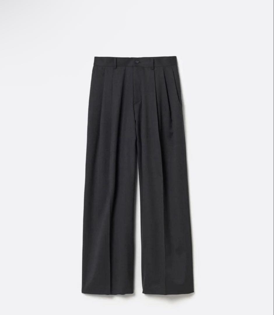 SUPER140 3TUCK BAGGY TROUSERS .14サイズ1