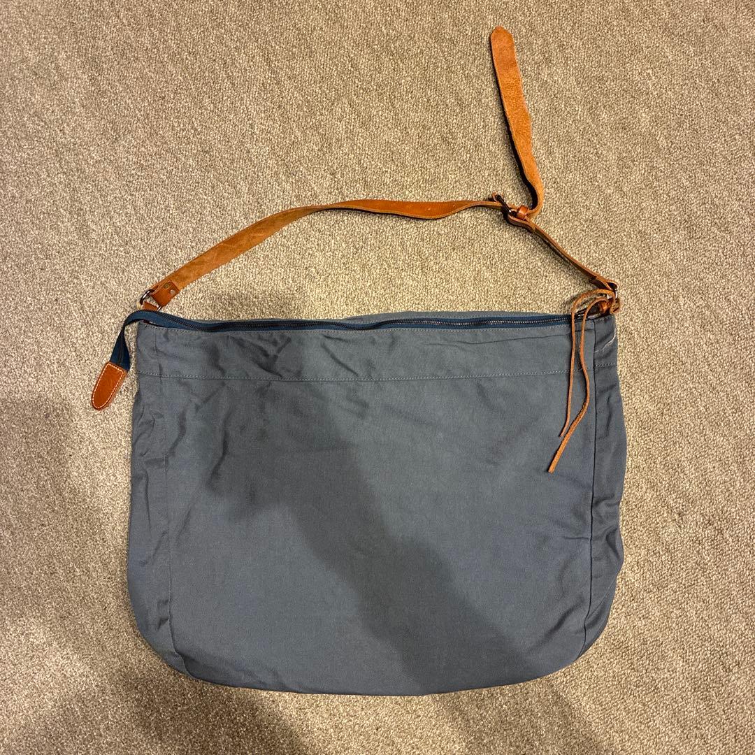 nonnative ネイビー キャンバス ショルダーバッグ