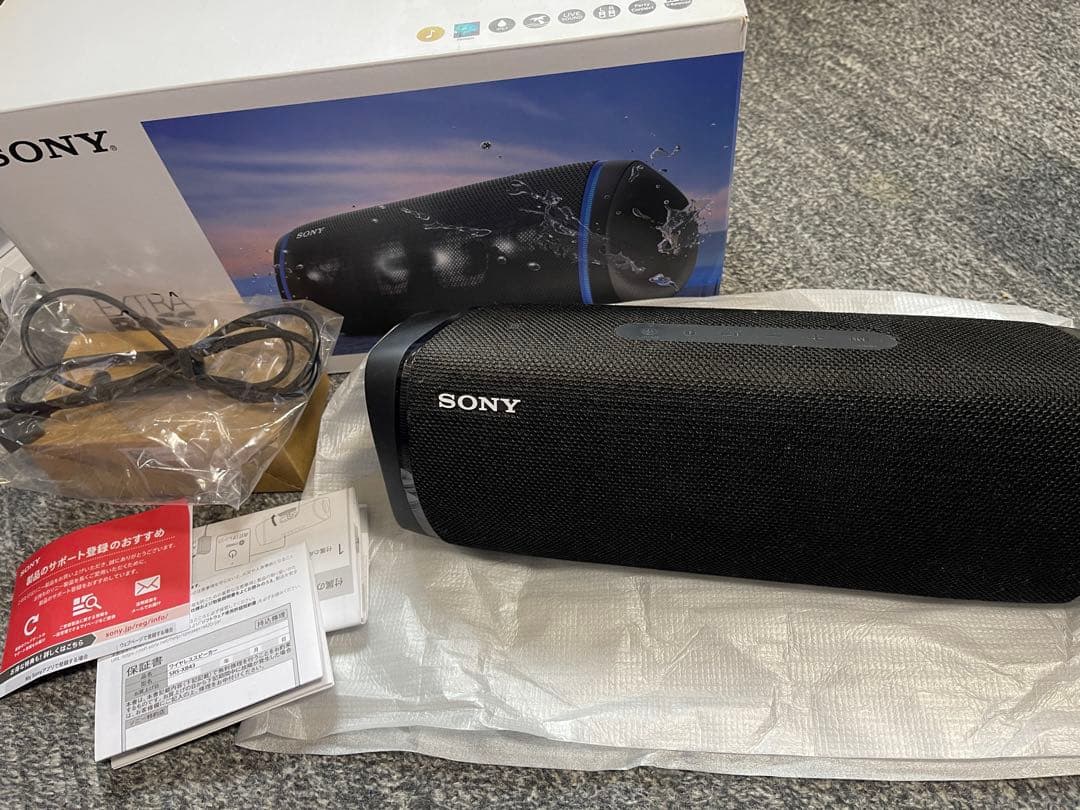 SONY ワイヤレスポータブルスピーカー SRS-XB43(B)