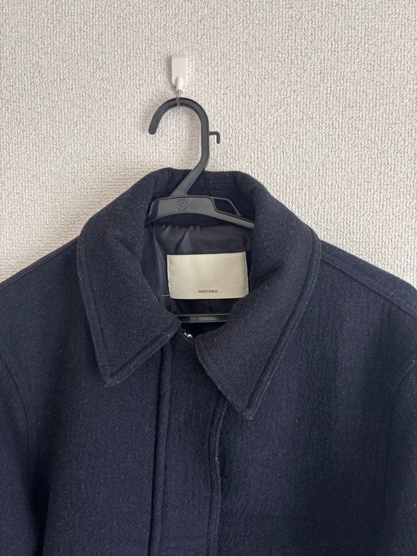 ジャケット・アウター OHOTRO Mannish Wool Blouson Navy