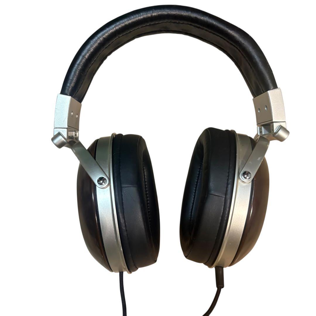 廃盤　美品　DENON AH-D5000 有線ヘッドホン 木製ハウジング 名機