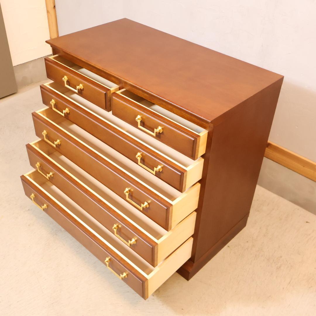 maruni マルニ 地中海シリーズ 5段チェスト 6杯 アンティーク調 収納