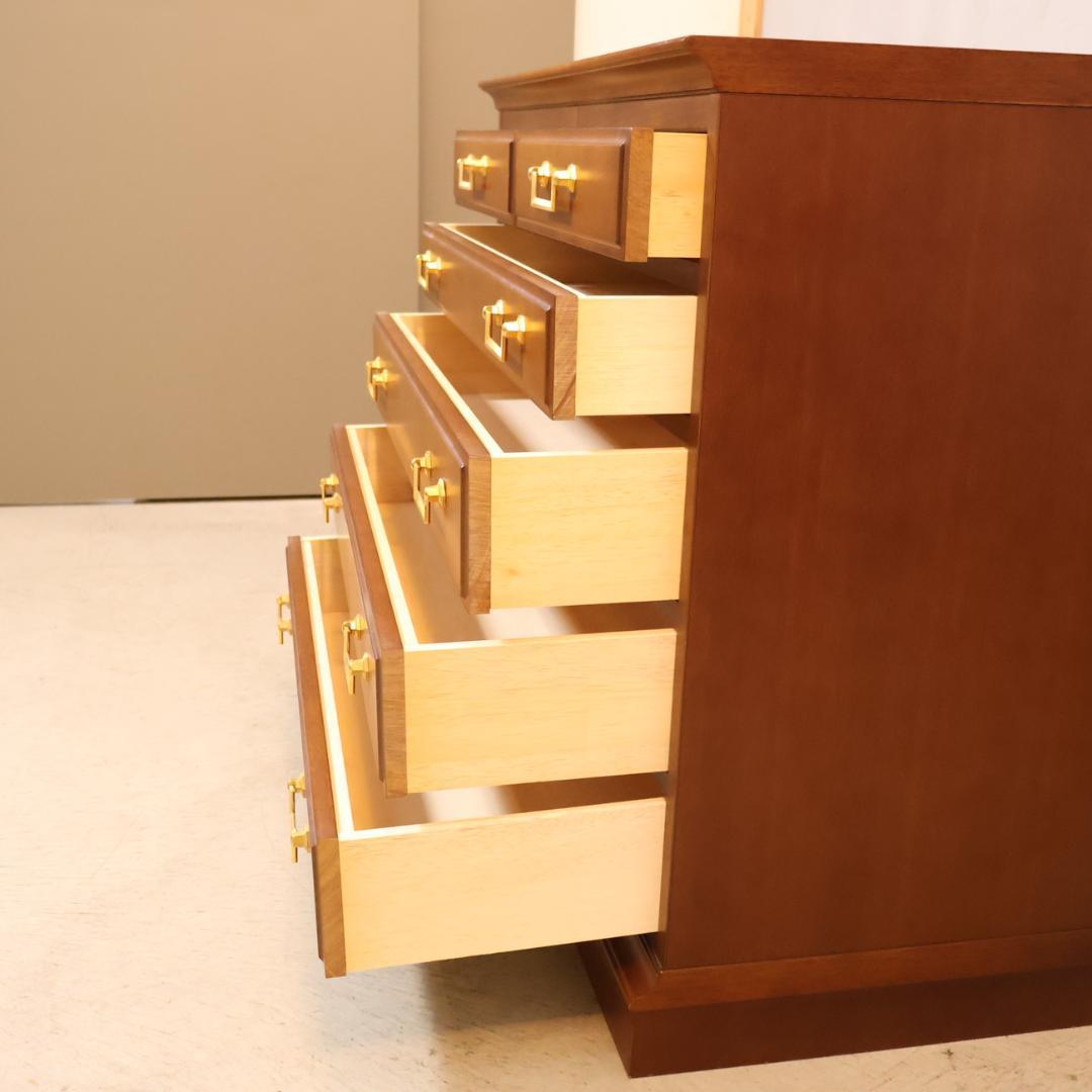 maruni マルニ 地中海シリーズ 5段チェスト 6杯 アンティーク調 収納