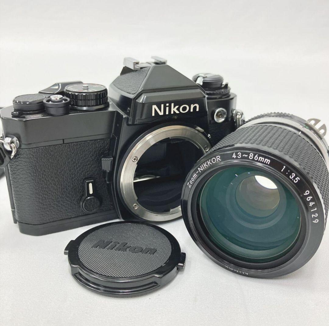 Nikon ニコン FE ブラック フィルムカメラレンズセット