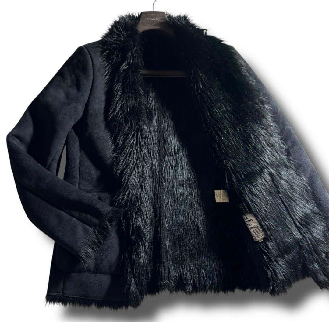 セマンティックデザイン semantic design　フェイクスエード　コート