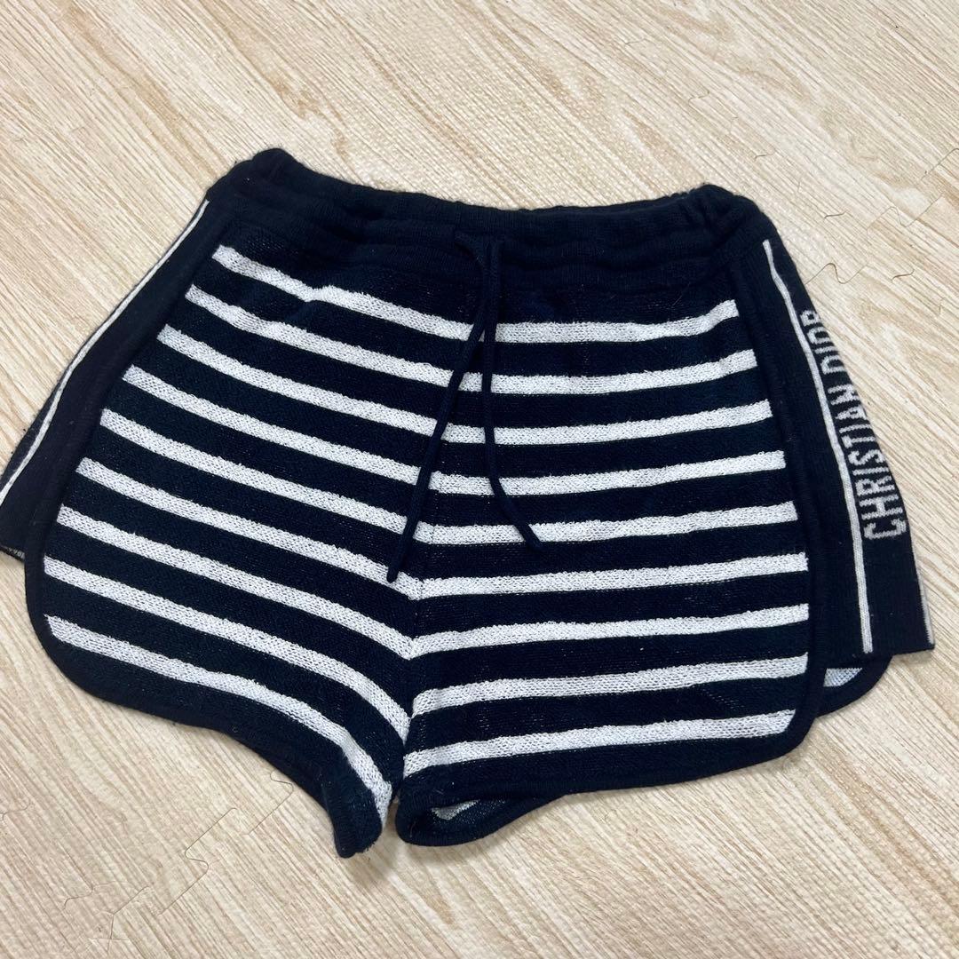 CHRISTIAN DIOR ニットショートパンツ