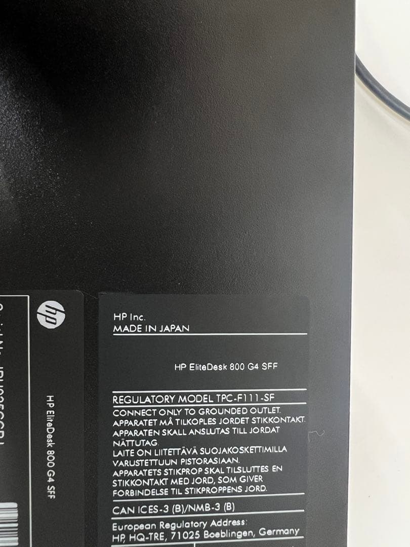 【ななしの】HP EliteDesk