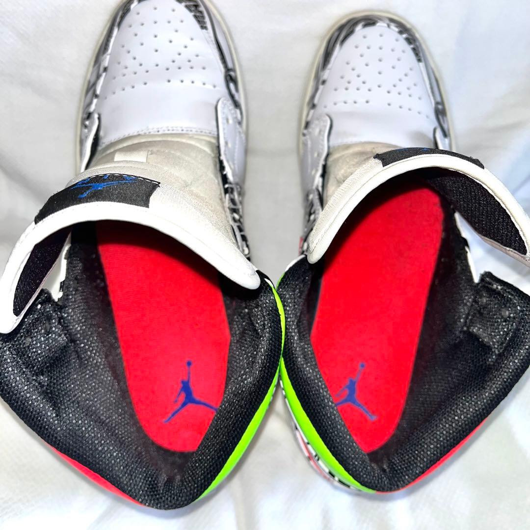 シューズ(男性用) NIKE AIR JORDAN 1 MID ALL OVER LOGOS