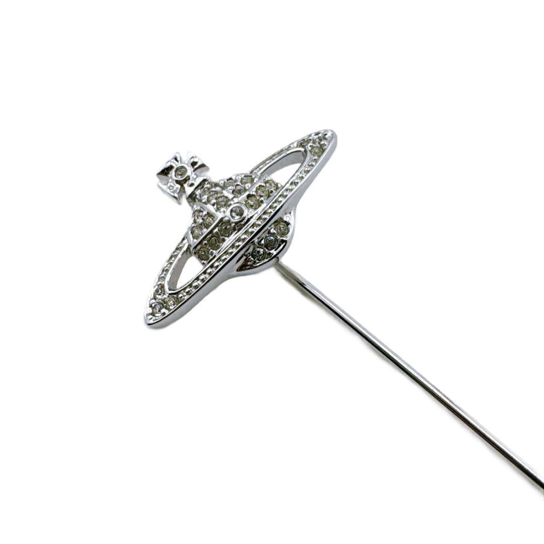 【新品】ヴィヴィアンウエストウッド ラペルピン ハットピン オーブ シルバー