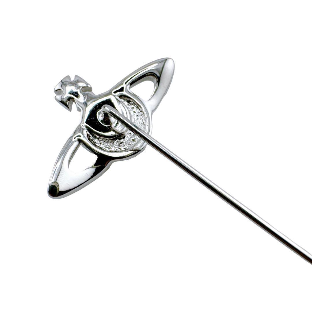 【新品】ヴィヴィアンウエストウッド ラペルピン ハットピン オーブ シルバー