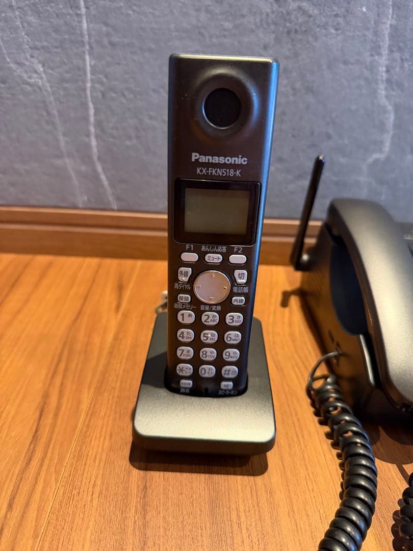 パナソニック おたっくす 子機1台付き ブラック KX-PW821DL-K