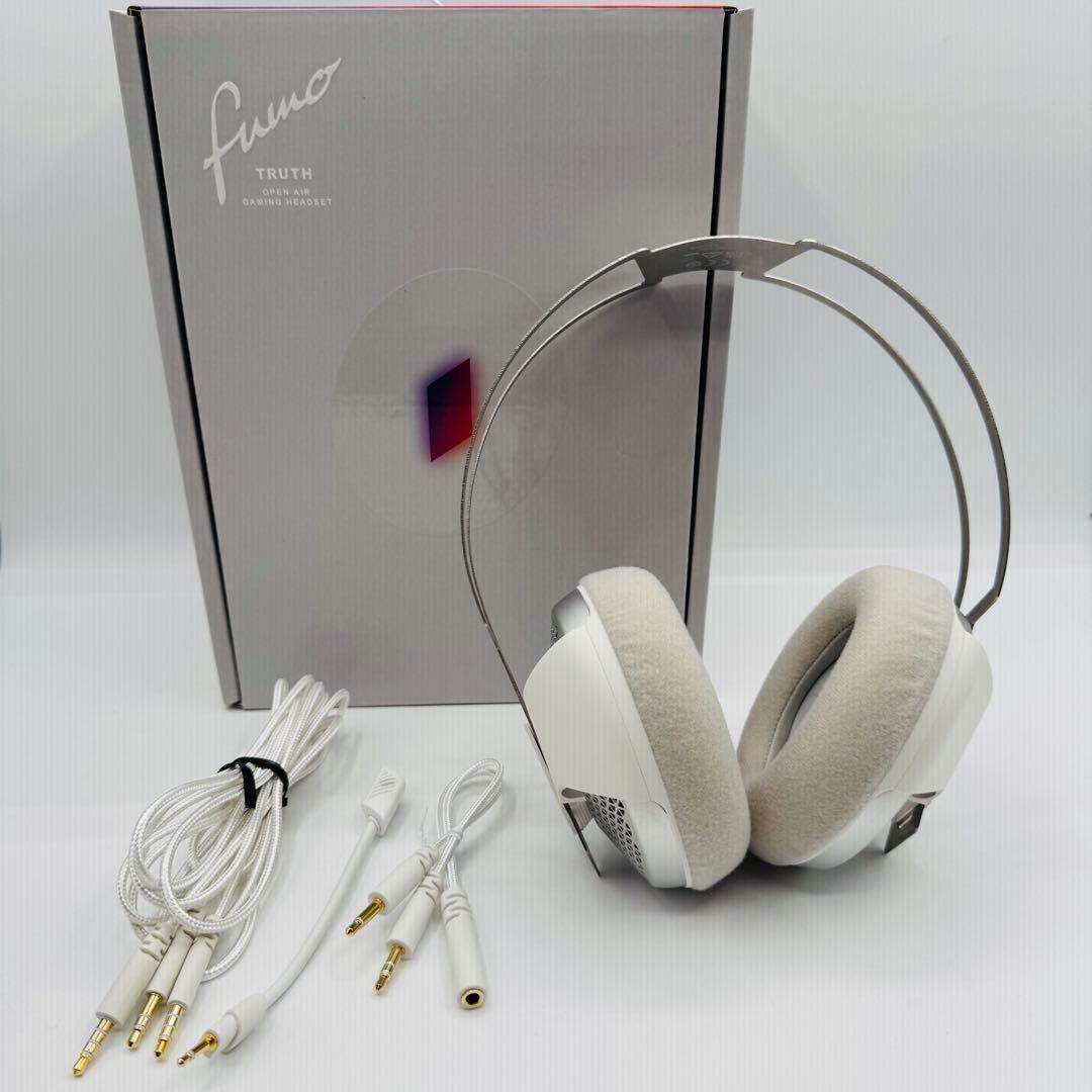 【極美品】 TRUTH Silver ゲーミングヘッドセット FUMO-GHS1