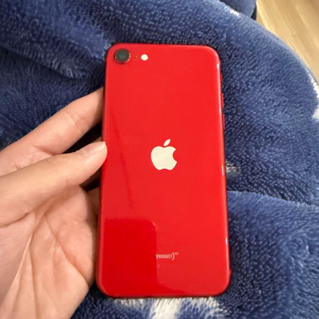 iPhone SE (第2世代) PRODUCT(RED) 画面ひびあり