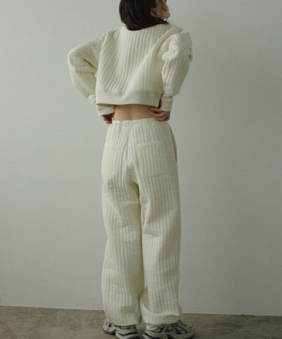 パンツ anuke Quilting Line Pants