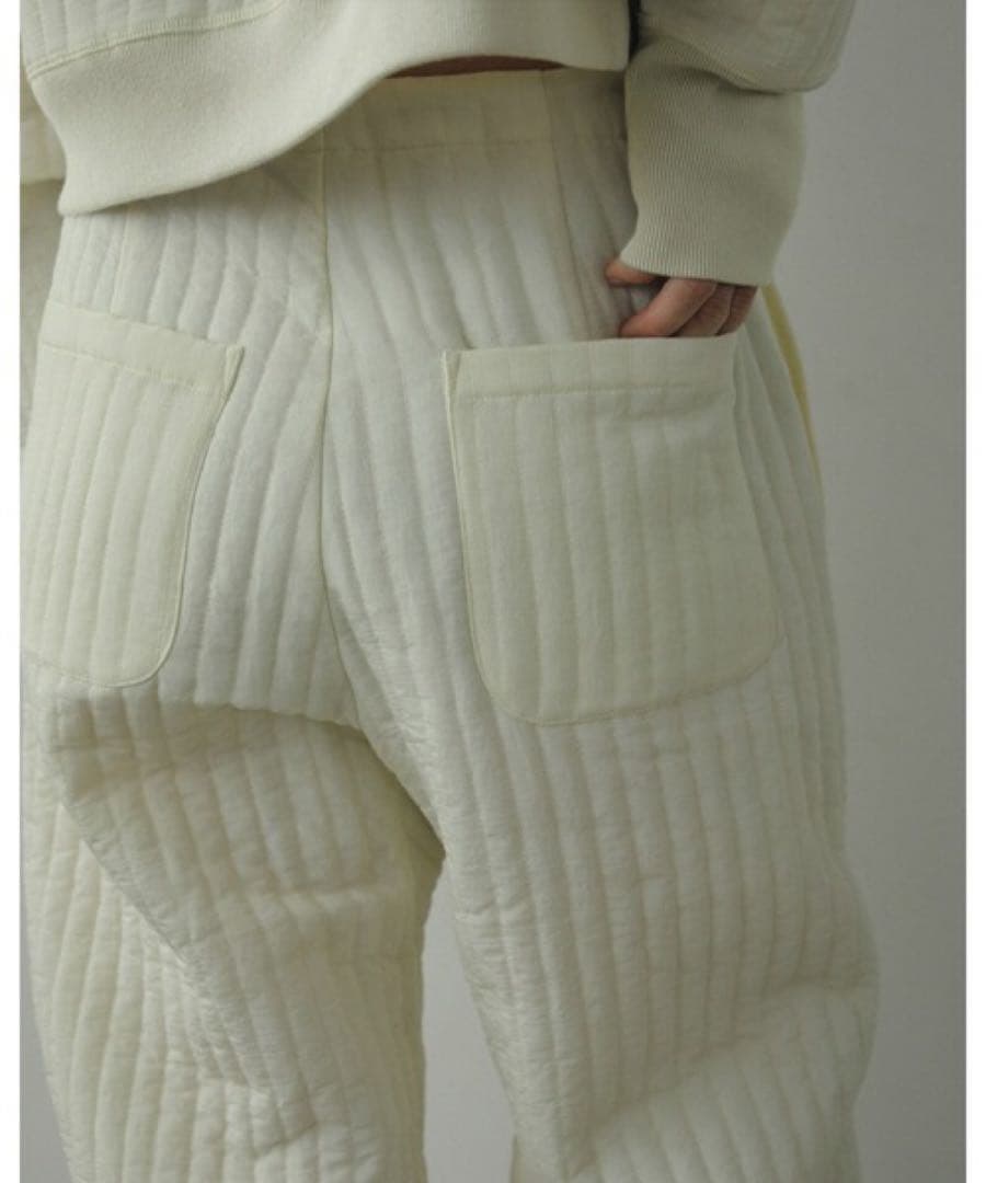 パンツ anuke Quilting Line Pants