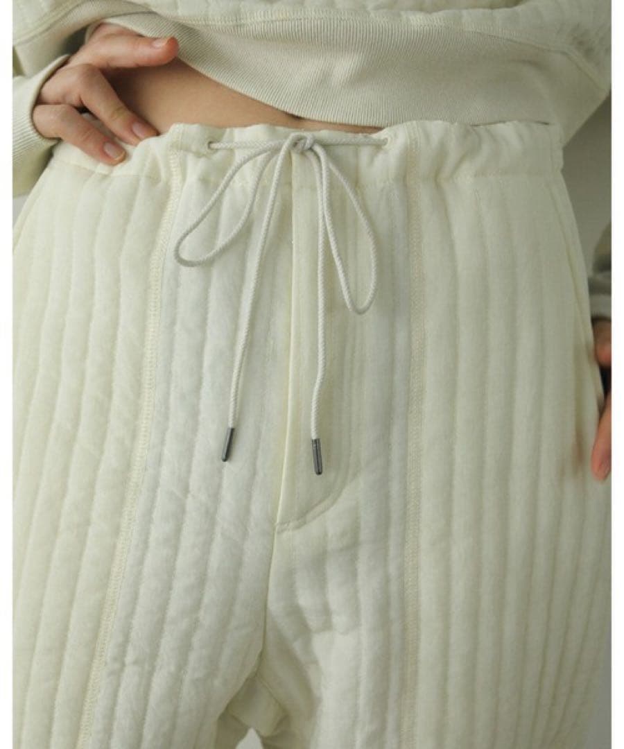 パンツ anuke Quilting Line Pants