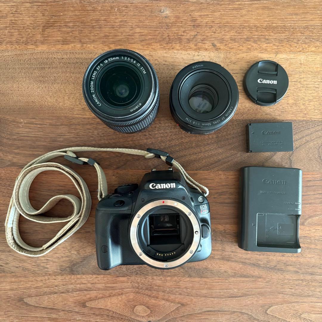 キャノン Canon EOS kiss X7、ZOOMレンズ、単焦点レンズ