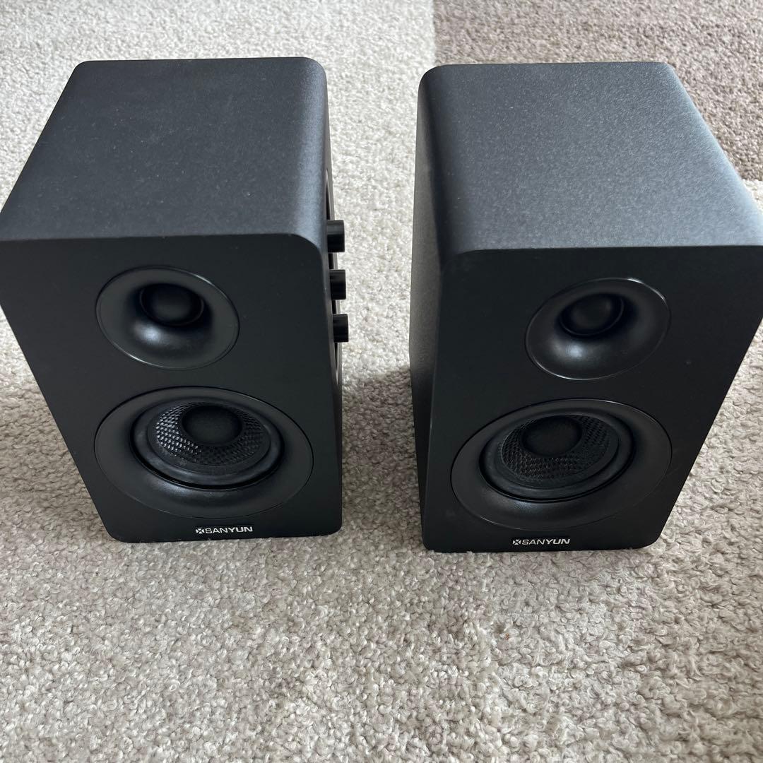SANYUN ブラック 2ウェイスピーカー