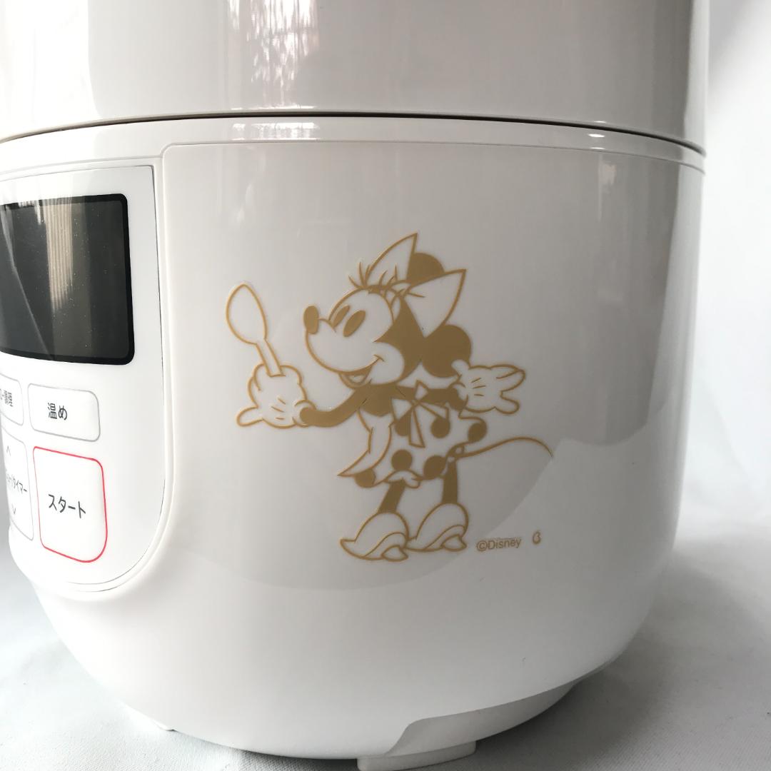 【未使用品】siroca 電気圧力鍋 SP-D131(W)　ディズニーデザイン