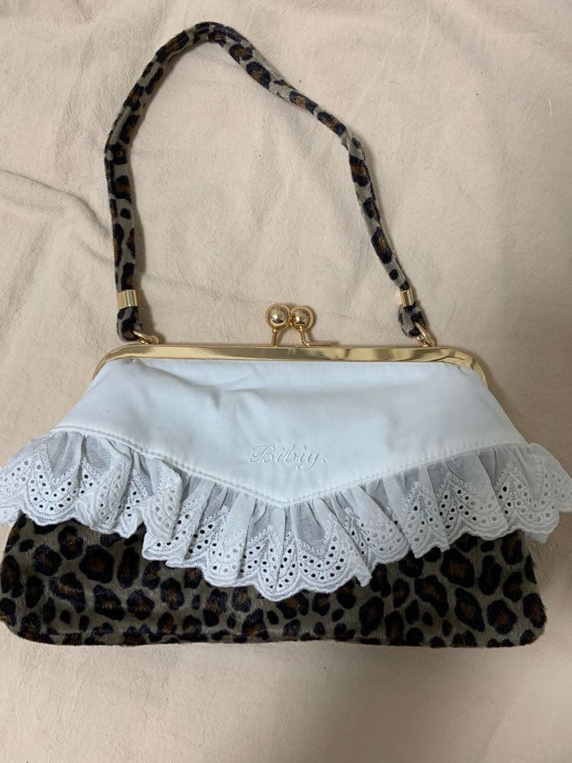 Bibiy. SABRINA LACE BAG レオパード